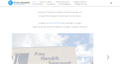 Desktop Screenshot of prinshendrikinternaat.nl